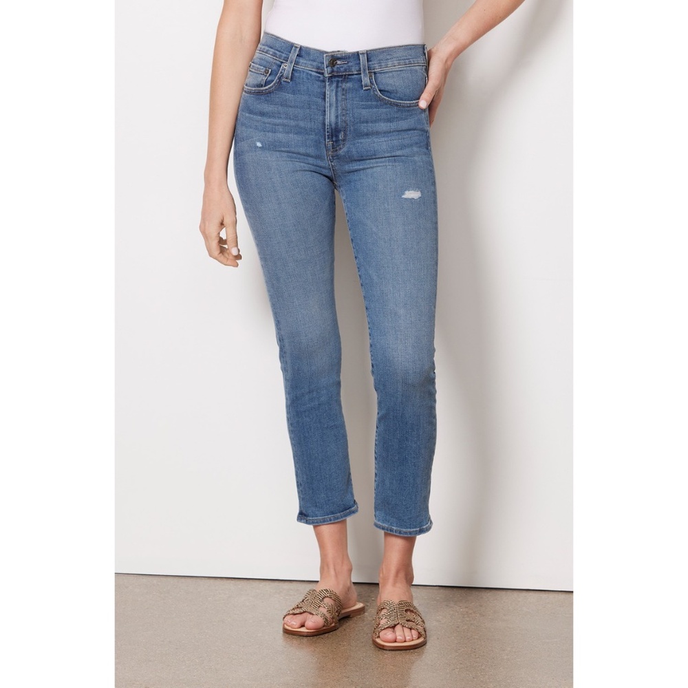 Edwin Elin Crop Straight jeans Wavelength sz 28